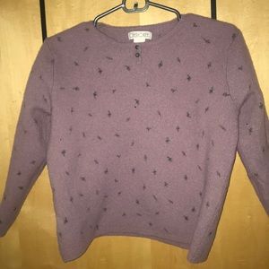 Purple soft sweater